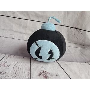 Nitro Circus Live Plush Stuffed Black Bomb Lightning Bolt Design 7in